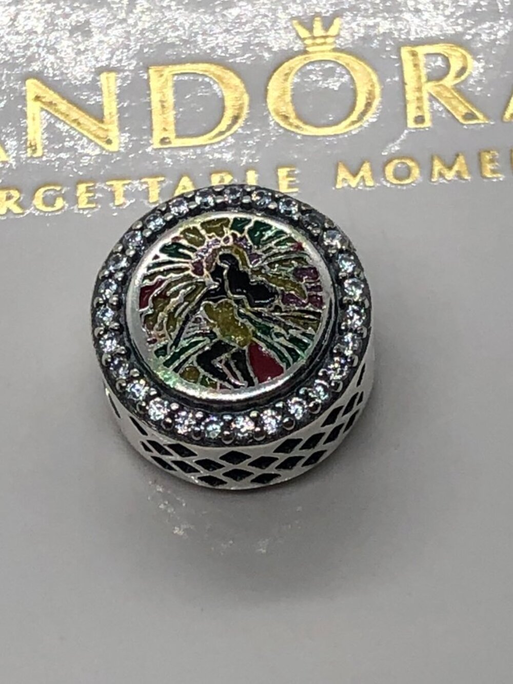 Pandora Rio Carnival Dancer Paved CZ Core Charm
